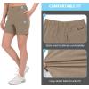 imageLittle Donkey Andy Womens Bermuda Quick Dry Lightweight Stretch Shorts Golf Hiking TravelOtter Heather
