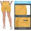 imageLittle Donkey Andy Womens Bermuda Quick Dry Lightweight Stretch Shorts Golf Hiking TravelTurmeric Heather