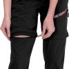 imageLittle Donkey Andy Womens Hiking Pants Lightweight Convertible ZipOff Pants Quick Dry UPF 50Pants Black