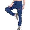 imageLittle Donkey Andy Womens Hiking Pants Lightweight Convertible ZipOff Pants Quick Dry UPF 50Pants Dark Blue