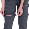 imageLittle Donkey Andy Womens Hiking Pants Lightweight Convertible ZipOff Pants Quick Dry UPF 50Pants Dark Grey