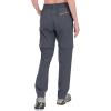 imageLittle Donkey Andy Womens Hiking Pants Lightweight Convertible ZipOff Pants Quick Dry UPF 50Pants Dark Grey