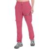 imageLittle Donkey Andy Womens Hiking Pants Lightweight Convertible ZipOff Pants Quick Dry UPF 50Pants Rounge Red
