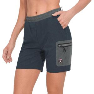 imageLittle Donkey Andy Womens 7 Inches Quick Dry Golf Shorts Stretch Athletic Shorts with Liner LaserCutting PocketsCarbon Heather