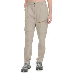 imageLittle Donkey Andy Womens Hiking Pants Lightweight Convertible ZipOff Pants Quick Dry UPF 50Pants Khaki