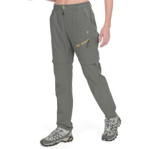 imageLittle Donkey Andy Womens Hiking Pants Lightweight Convertible ZipOff Pants Quick Dry UPF 50Pants Silver Sage