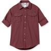 imageLittle Donkey Andy Mens UPF 50 UV Protection Shirt Short Sleeve Fishing Shirt Breathable and Fast DryDark Red