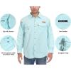imageLittle Donkey Andy Mens UPF 50 UV Protection Shirt Short Sleeve Fishing Shirt Breathable and Fast DryDetachable Sleeveslight Blue