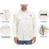 imageLittle Donkey Andy Mens UPF 50 UV Protection Shirt Short Sleeve Fishing Shirt Breathable and Fast DryDetachable Sleevesoff White