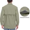 imageLittle Donkey Andy Mens UPF 50 UV Protection Shirt Short Sleeve Fishing Shirt Breathable and Fast DryDetachable Sleevestea