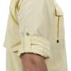 imageLittle Donkey Andy Mens UPF 50 UV Protection Shirt Short Sleeve Fishing Shirt Breathable and Fast DryLight Khaki