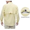 imageLittle Donkey Andy Mens UPF 50 UV Protection Shirt Short Sleeve Fishing Shirt Breathable and Fast DryLight Khaki