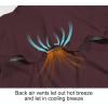imageLittle Donkey Andy Mens UPF 50 UV Protection Shirt Short Sleeve Fishing Shirt Breathable and Fast DryRed Dahlia
