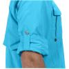 imageLittle Donkey Andy Mens UPF 50 UV Protection Shirt Short Sleeve Fishing Shirt Breathable and Fast DrySea Blue