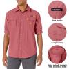 imageLittle Donkey Andy Mens UPF 50 UV Protection Shirt Short Sleeve Fishing Shirt Breathable and Fast DryWatermelon