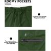 imageLittle Donkey Andy Mens UltraStretch Quick Dry Lightweight Bermuda Shorts Drawstring Zipper Pocket Hiking Travel GolfDark Green