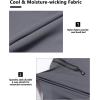 imageLittle Donkey Andy Mens UltraStretch Quick Dry Lightweight Bermuda Shorts Drawstring Zipper Pocket Hiking Travel GolfGray