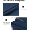imageLittle Donkey Andy Mens UltraStretch Quick Dry Lightweight Bermuda Shorts Drawstring Zipper Pocket Hiking Travel GolfNavy