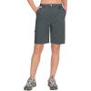 imageLittle Donkey Andy Womens 10 Inches Quick Dry Hiking Cargo Shorts Lightweight Bermuda Golf Shorts Outdoor TravelGrey