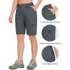 imageLittle Donkey Andy Womens 10 Inches Quick Dry Hiking Cargo Shorts Lightweight Bermuda Golf Shorts Outdoor TravelGrey