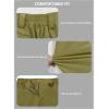 imageLittle Donkey Andy Womens 10 Inches Quick Dry Hiking Cargo Shorts Lightweight Bermuda Golf Shorts Outdoor TravelOlive