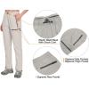 imageLittle Donkey Andy Womens Lightweight Quick Dry Cargo Hiking Pants UPF 50 Stretch Travel Casual TrousersA03 Light Gray