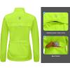 imageLittle Donkey Andy Womens Lightweight Waterproof Cycling Stretch Jacket Ultralight Windbreaker Packable Yellow Size M