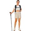 imageLittle Donkey Andy Womens Quick Dry Lightweight Stretch Shorts Outdoor Short Active Hiking GolfC Khaki