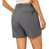 imageLittle Donkey Andy Womens Quick Dry Lightweight Stretch Shorts Outdoor Short Active Hiking GolfC Steel Gray