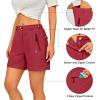 imageLittle Donkey Andy Womens Quick Dry Lightweight Stretch Shorts Outdoor Short Active Hiking GolfC Watermelon Red