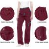 imageLittle Donkey Andy Womens Stretch Convertible Pants ZipOff Quick Dry Hiking PantsUpgrade Dark Red