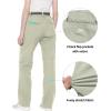 imageLittle Donkey Andy Womens Stretch Convertible Pants ZipOff Quick Dry Hiking PantsUpgrade Khaki