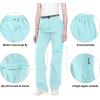 imageLittle Donkey Andy Womens Stretch Convertible Pants ZipOff Quick Dry Hiking PantsUpgrade Light Blue