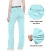 imageLittle Donkey Andy Womens Stretch Convertible Pants ZipOff Quick Dry Hiking PantsUpgrade Light Blue