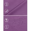 imageLittle Donkey Andy Womens Stretch Convertible Pants ZipOff Quick Dry Hiking PantsUpgrade Purple
