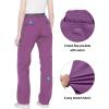 imageLittle Donkey Andy Womens Stretch Convertible Pants ZipOff Quick Dry Hiking PantsUpgrade Purple