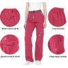 imageLittle Donkey Andy Womens Stretch Convertible Pants ZipOff Quick Dry Hiking PantsUpgrade Watermelon Red