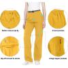 imageLittle Donkey Andy Womens Stretch Convertible Pants ZipOff Quick Dry Hiking PantsUpgrade Yellow