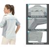 imageLittle Donkey Andy Womens Stretch Quick Dry UPF50 Long Sleeve Shirt for Hiking Travel CampingA Glacier Graypanels
