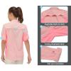 imageLittle Donkey Andy Womens Stretch Quick Dry UPF50 Long Sleeve Shirt for Hiking Travel CampingA Pinkpanels