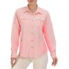 imageLittle Donkey Andy Womens Stretch Quick Dry UPF50 Long Sleeve Shirt for Hiking Travel CampingA Pinkpanels