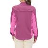 imageLittle Donkey Andy Womens Stretch Quick Dry UPF50 Long Sleeve Shirt for Hiking Travel CampingA Rose Redpanels
