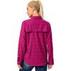 imageLittle Donkey Andy Womens Stretch Quick Dry UPF50 Long Sleeve Shirt for Hiking Travel CampingFuchsia Red Plaid
