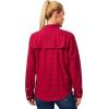 imageLittle Donkey Andy Womens Stretch Quick Dry UPF50 Long Sleeve Shirt for Hiking Travel CampingRed Plaid
