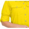 imageLittle Donkey Andy Womens Stretch Quick Dry UPF50 Long Sleeve Shirt for Hiking Travel CampingUpgraded Cyber Yellow