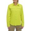 imageLittle Donkey Andy Womens Stretch Quick Dry UPF50 Long Sleeve Shirt for Hiking Travel CampingUpgraded Lime Punch