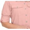 imageLittle Donkey Andy Womens Stretch Quick Dry UPF50 Long Sleeve Shirt for Hiking Travel CampingUpgraded Pink