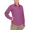 imageLittle Donkey Andy Womens Stretch Quick Dry UPF50 Long Sleeve Shirt for Hiking Travel CampingUpgraded Purple