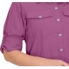 imageLittle Donkey Andy Womens Stretch Quick Dry UPF50 Long Sleeve Shirt for Hiking Travel CampingUpgraded Purple