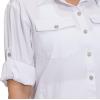 imageLittle Donkey Andy Womens Stretch Quick Dry UPF50 Long Sleeve Shirt for Hiking Travel CampingUpgraded White